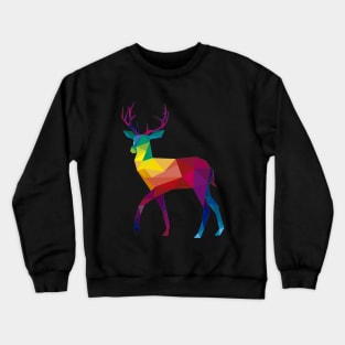 Deer Colorful Crewneck Sweatshirt